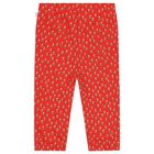 Younger Girls Red Floral Tracksuit, 1, hi-res