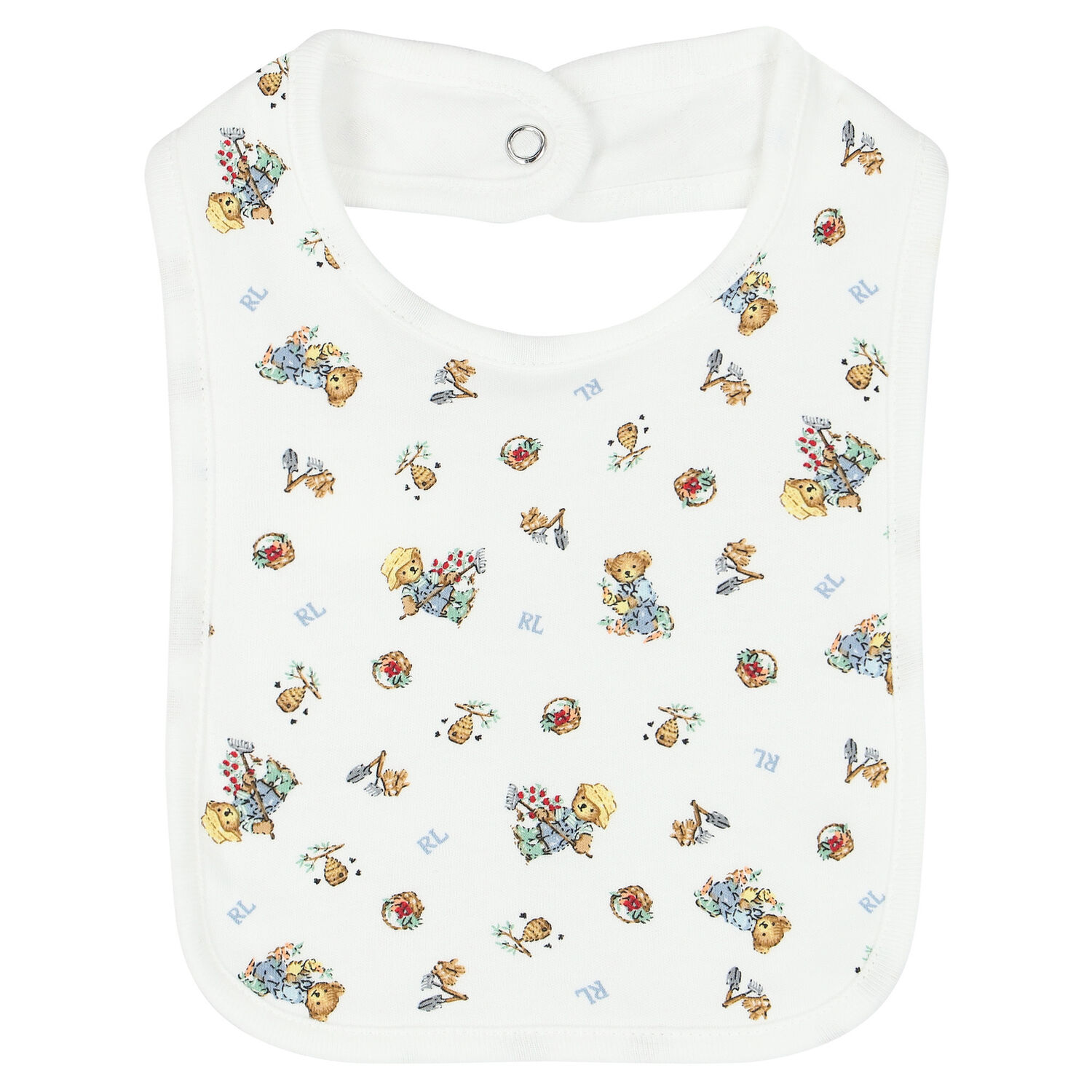 White Polo Bear Romper Gift Set, 1, hi-res