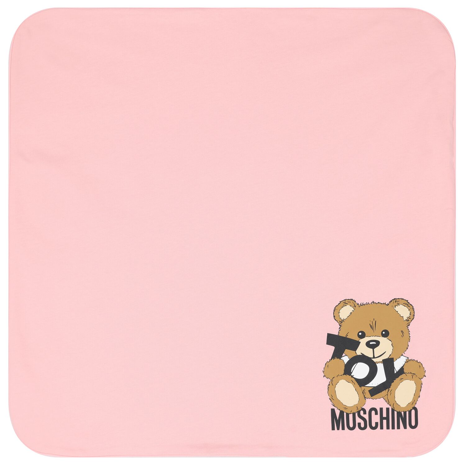Baby Girls Pink Teddy Bear Logo Blanket, 4, hi-res image number null