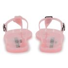 Girls Pink Karl & Choupette Jelly Sandals, 1, hi-res