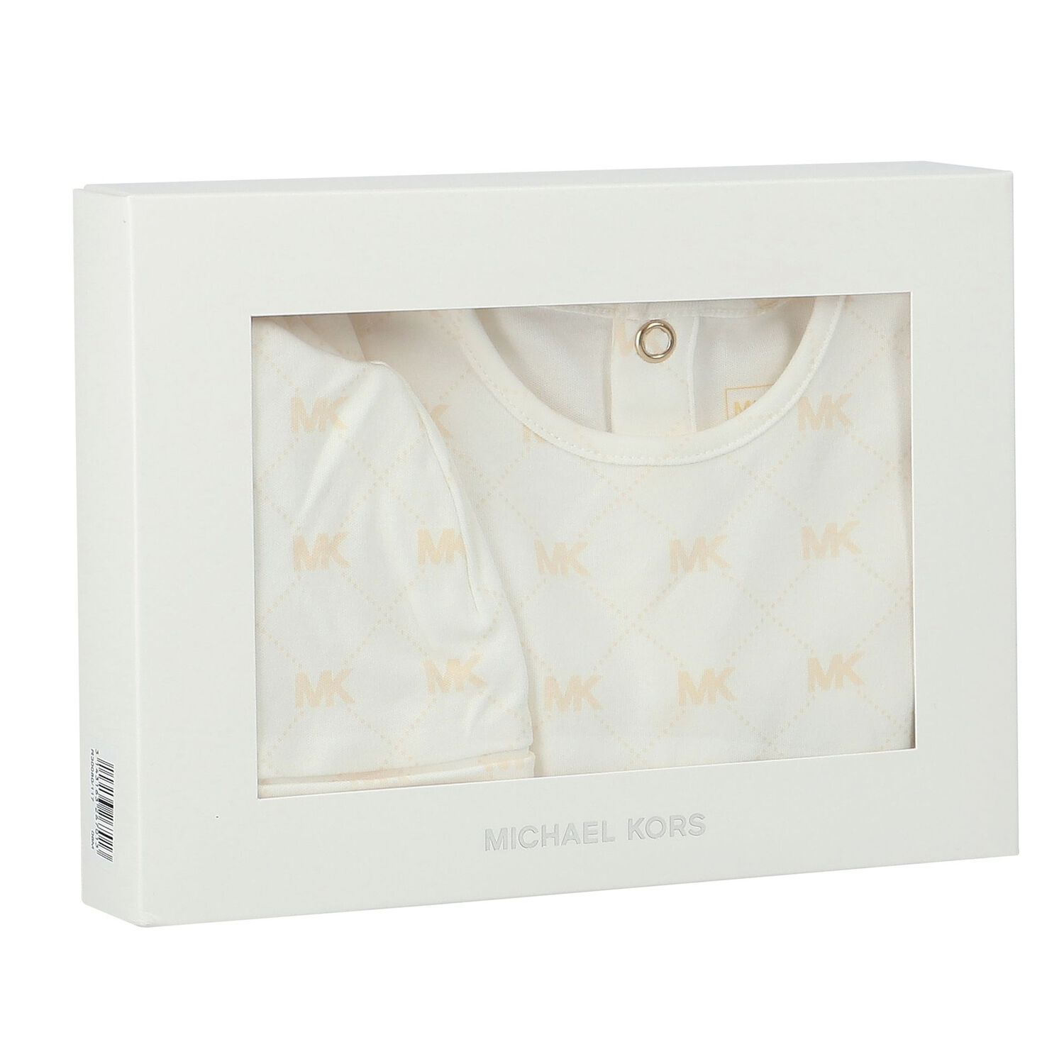 Ivory Logo Babygrow & Hat Gift Set, 1, hi-res image number null