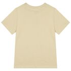 Boys Beige Fishing Polo Bear T-Shirt, 1, hi-res