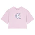 Girls Pink Logo T-Shirt, 2, hi-res