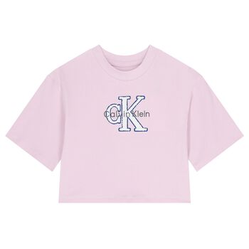 Girls Pink Logo T-Shirt