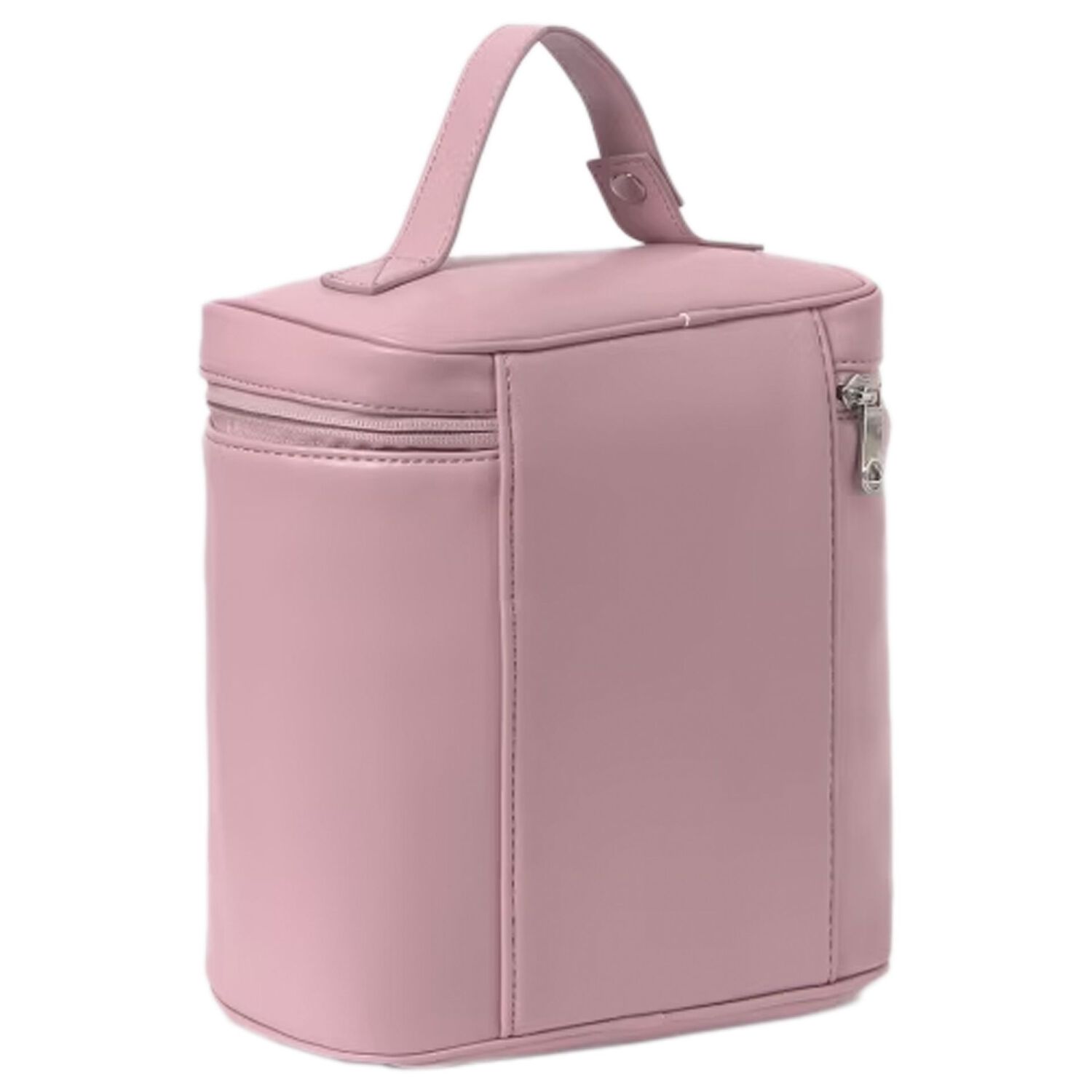 Pink Insulated Bottle Bag, 2, hi-res