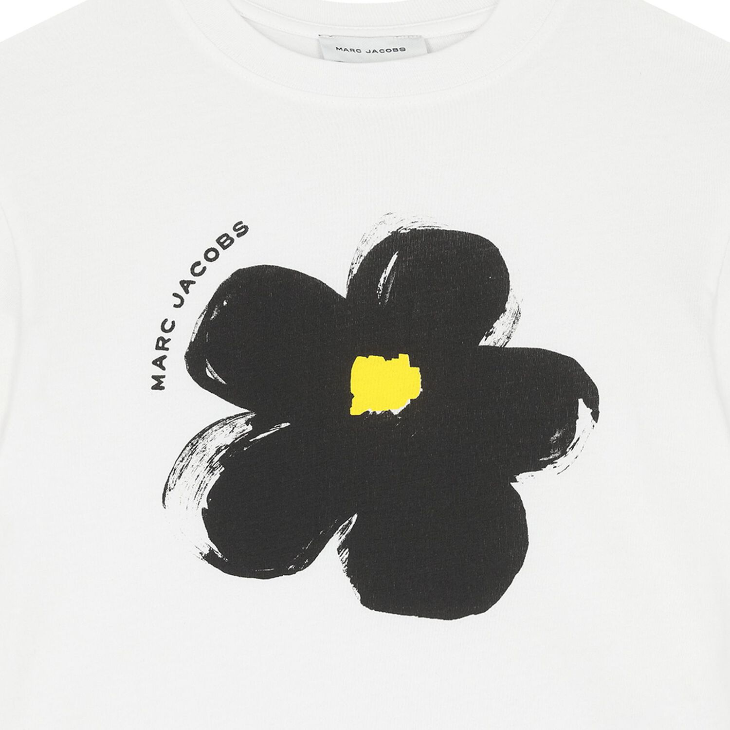 Girls White Daisy T-Shirt, 1, hi-res image number null
