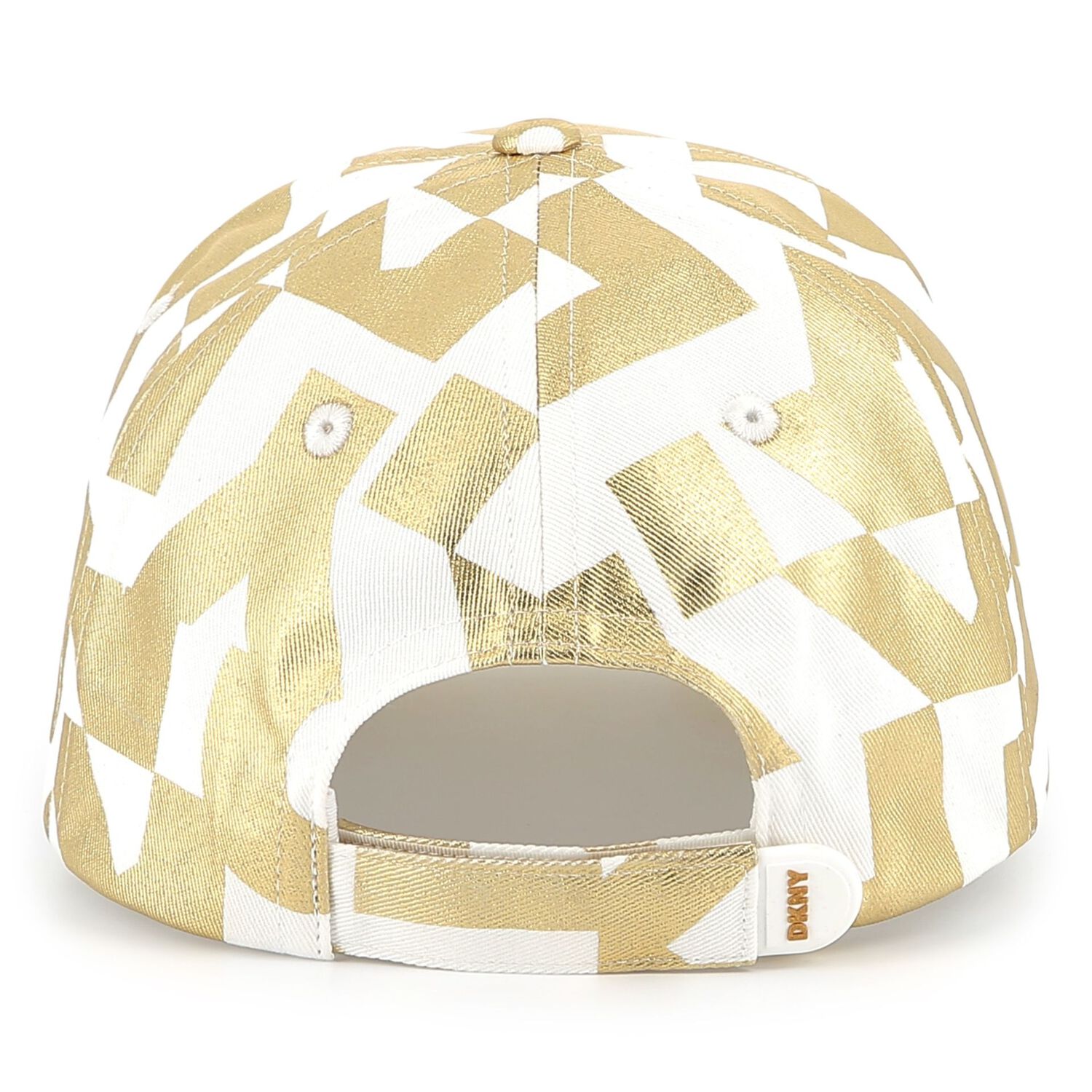 Girls White & Gold Cap, 1, hi-res image number null