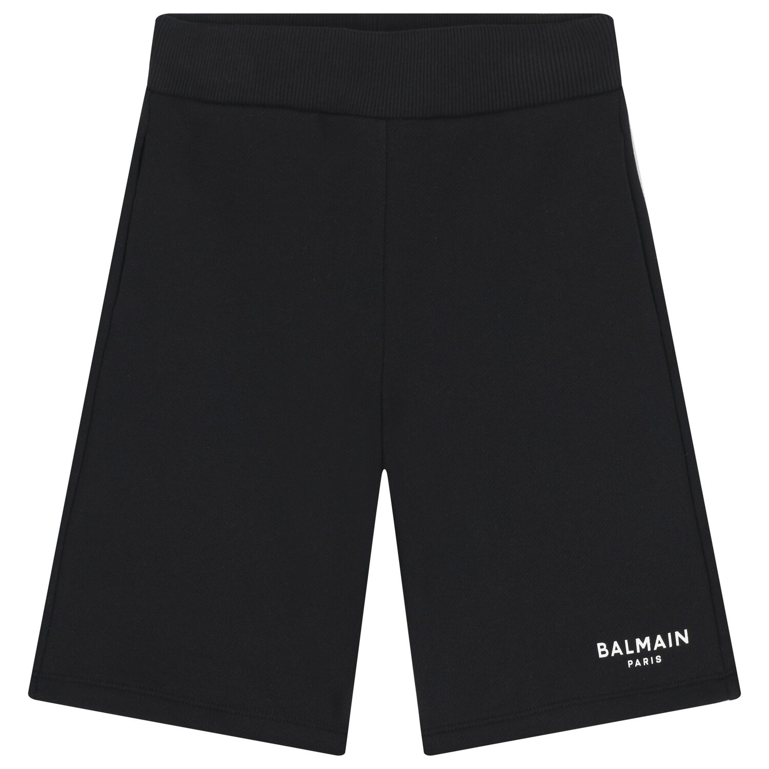 Boys Black Logo Shorts, 2, hi-res