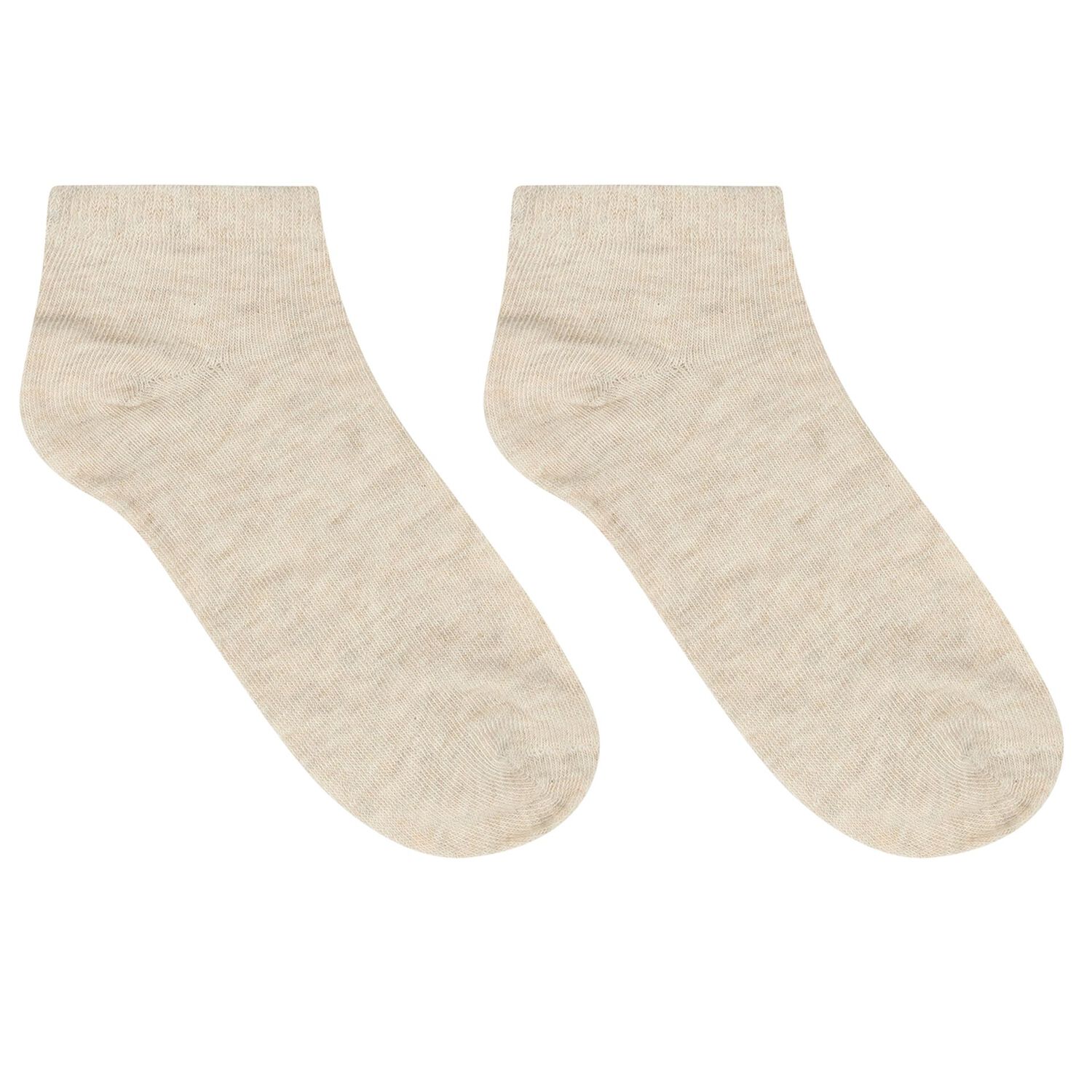 Boys Beige & White Socks (3 Pack) , 2, hi-res