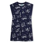Girls Navy Blue Logo Dress, 1, hi-res