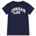 Boys Navy Blue Jordan Logo T-Shirt, 2, hi-res