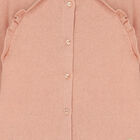 Girls Light Brown & Gold Cardigan, 1, hi-res