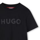 Boys Mini Me Black Logo T-Shirt, 1, hi-res