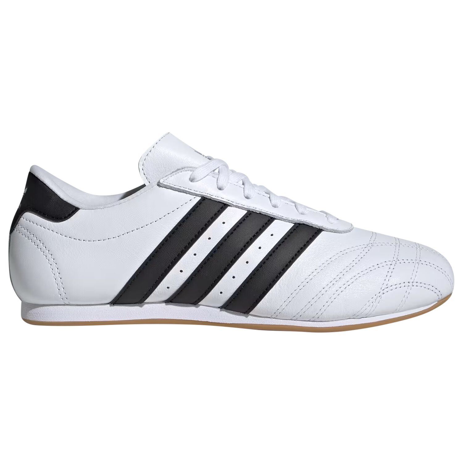 White & Black Logo Taekwondo Lace Trainers, 1, hi-res