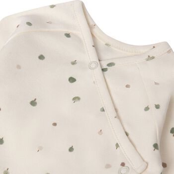 Baby Boys Beige & Green Babygrow Gift Set