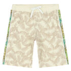 Boys Ivory Logo Shorts, 1, hi-res