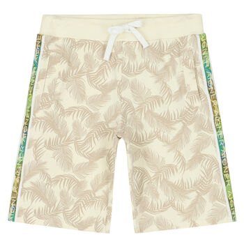 Boys Ivory Logo Shorts