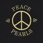 Girls Black Logo T-Shirt, 2, hi-res