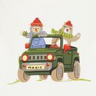 Younger Boys Ivory Long Sleeve Top, 1, hi-res