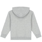 Boys Grey Logo Hooded Top, 1, hi-res