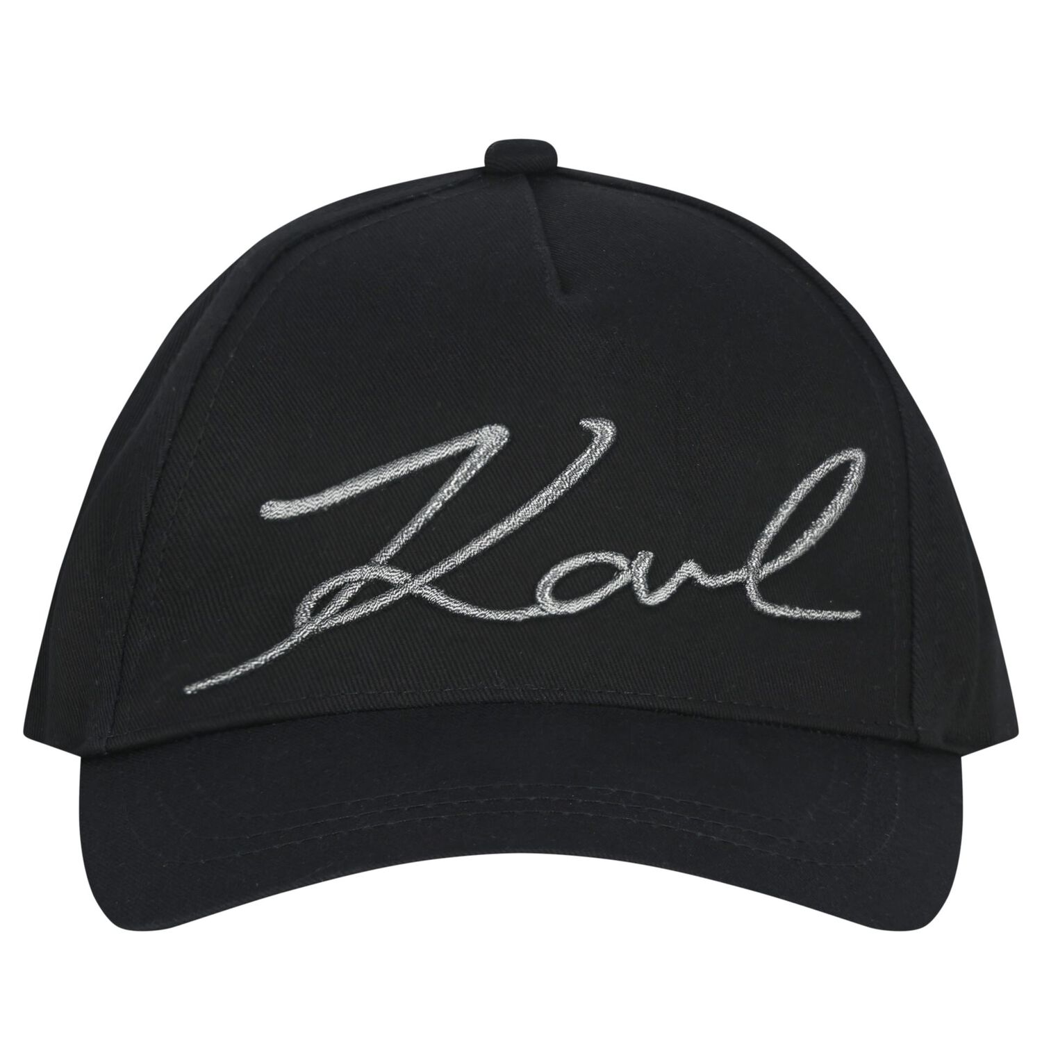 Girls Mini Me Black Logo Cap, 1, hi-res