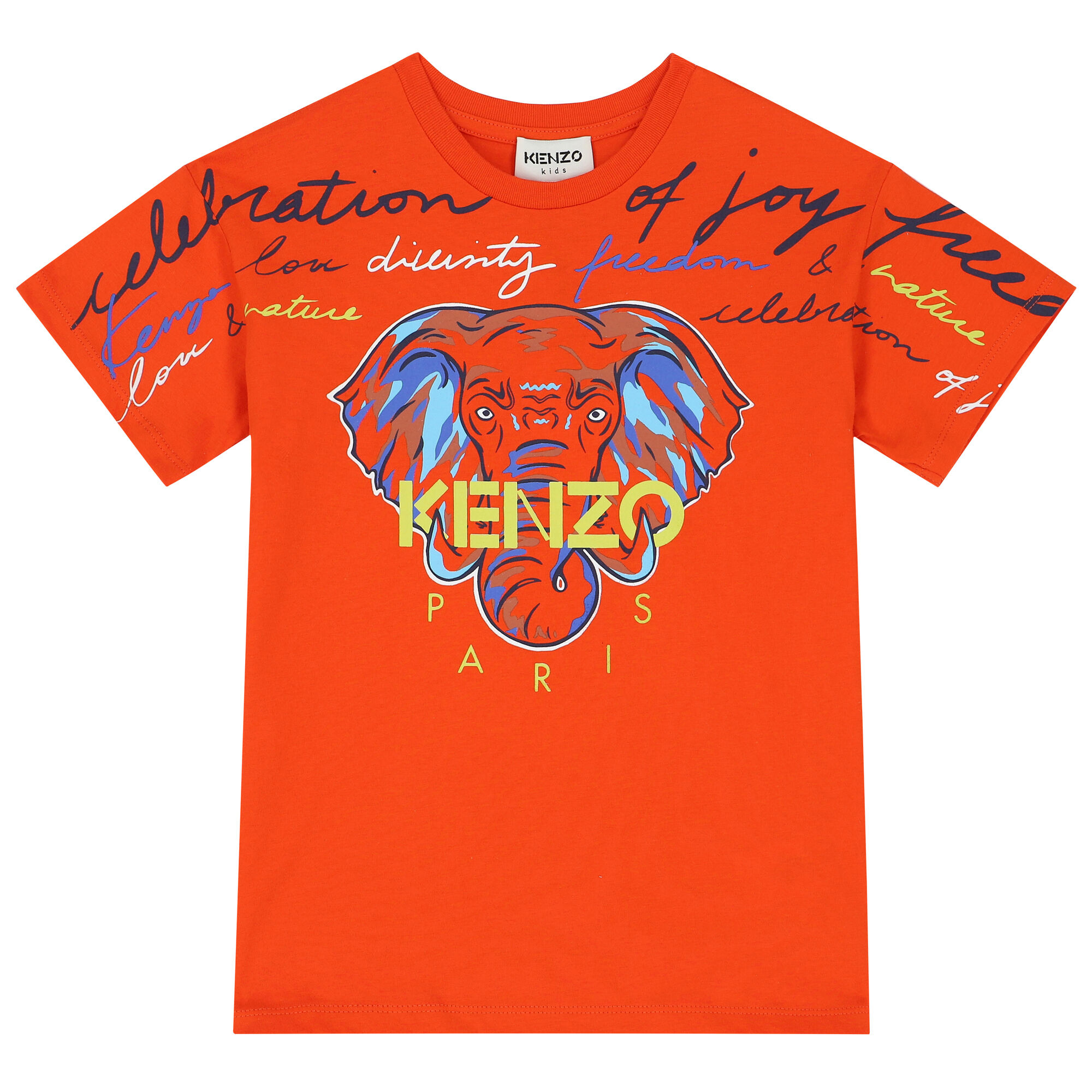Orange kenzo t deals shirt