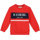 Younger Boys Red & Navy Logo Tracksuit, 1, hi-res