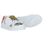 Ivory Tiger Logo Trainers, 1, hi-res