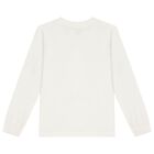 Boys Ivory Polo Bear Long Sleeve Top, 1, hi-res
