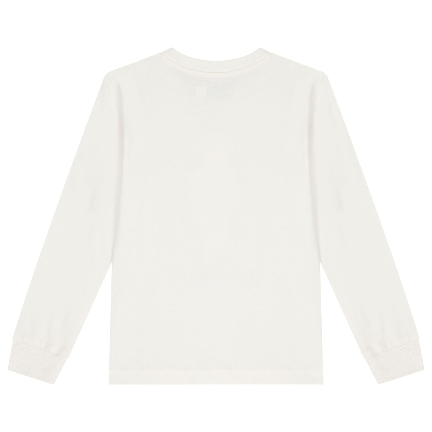 Boys Ivory Polo Bear Long Sleeve Top, 1, hi-res