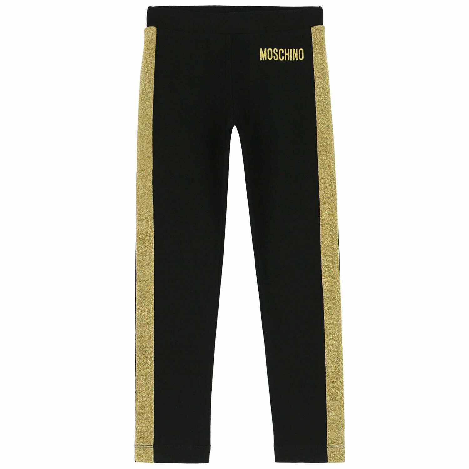 Girls Black Logo Leggings Set, 1, hi-res