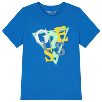 Boys Blue Logo T-Shirt