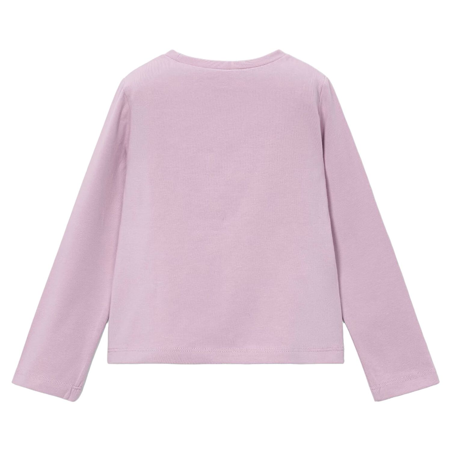 Girls Pink Floral Long Sleeve Top, 2, hi-res