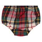 Baby Girls Red & Green Tartan Dress Set, 1, hi-res