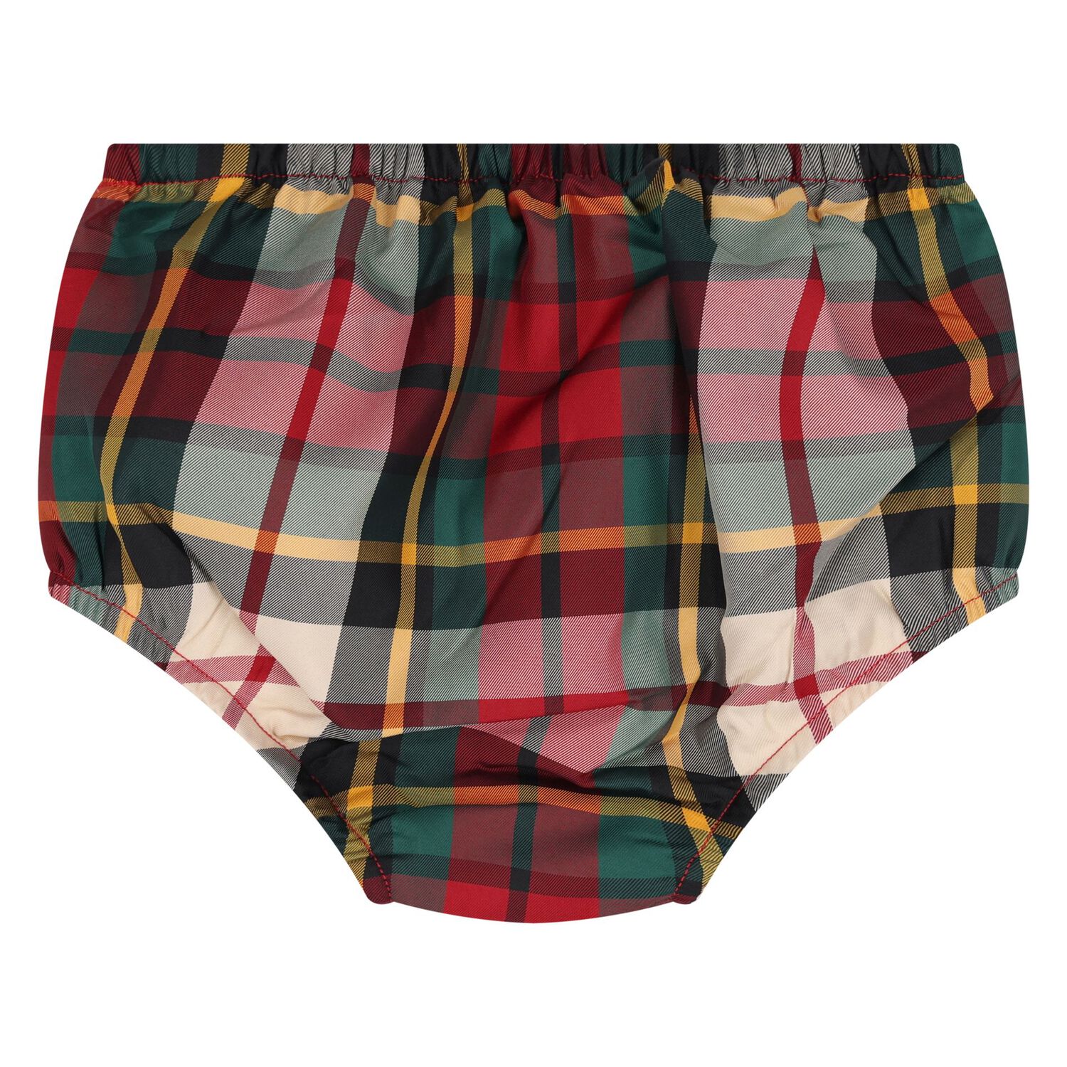 Baby Girls Red & Green Tartan Dress Set, 1, hi-res