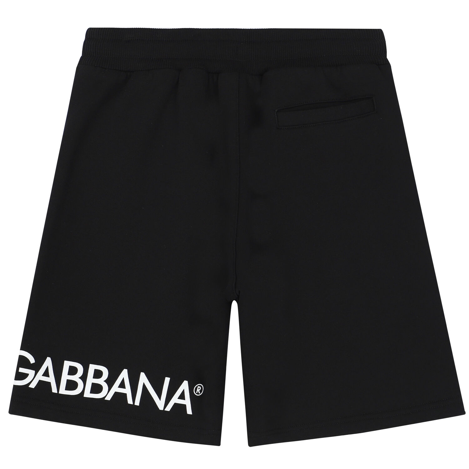 Boys Black Logo Shorts, 1, hi-res