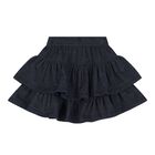 Younger Girls Ivory & Blue Skirt Set, 1, hi-res