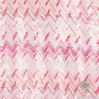 Girls White & Pink Zig Zag Embellished Sequin Dress, 1, hi-res