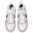 White & Pink Nike Court Borough Mid 2 Trainers, 1, hi-res