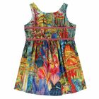 Girls Multi Coloured Printed Dress, 1, hi-res