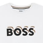 Boys White Logo T-Shirt, 2, hi-res