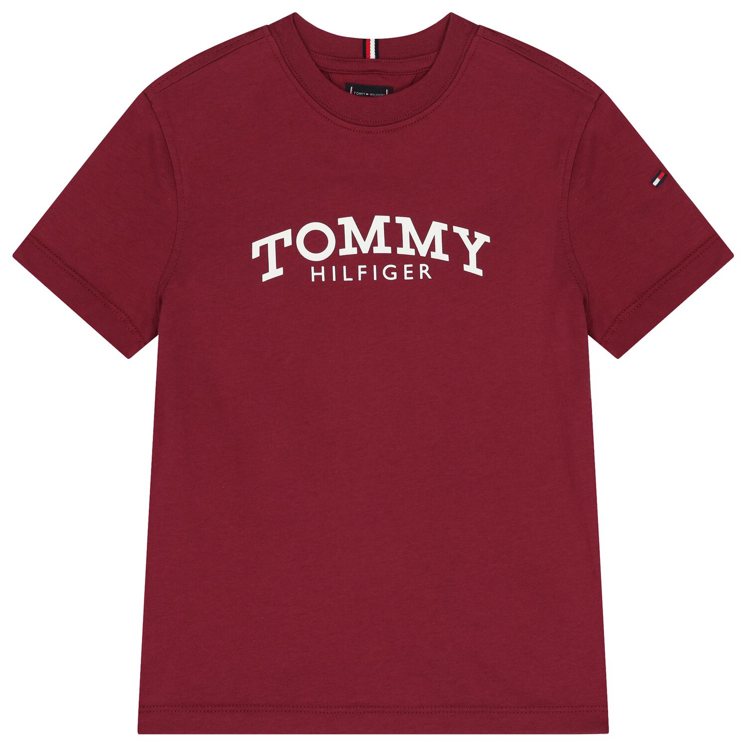 Boys Red Logo T-Shirt, 3, hi-res