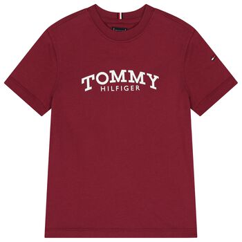 Boys Red Logo T-Shirt