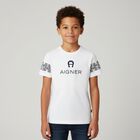 Boys White Logo T-Shirt, 1, hi-res