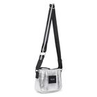 Girls Silver Logo Handbag, 1, hi-res