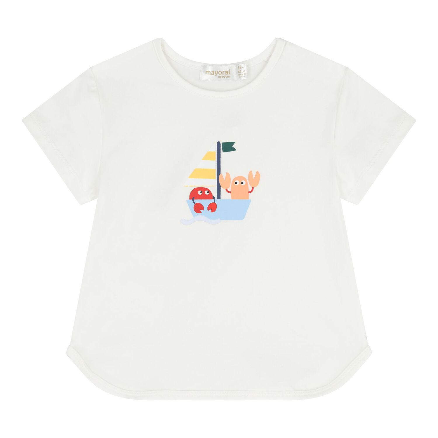 Baby Girls White, Blue & Yellow Shorts Set ( 2-Pack ), 1, hi-res