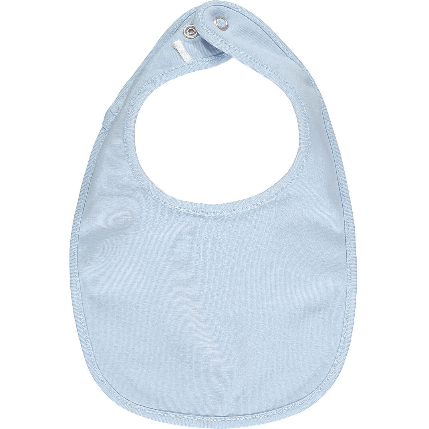 Baby Boys Blue Teddy Bib, 1, hi-res