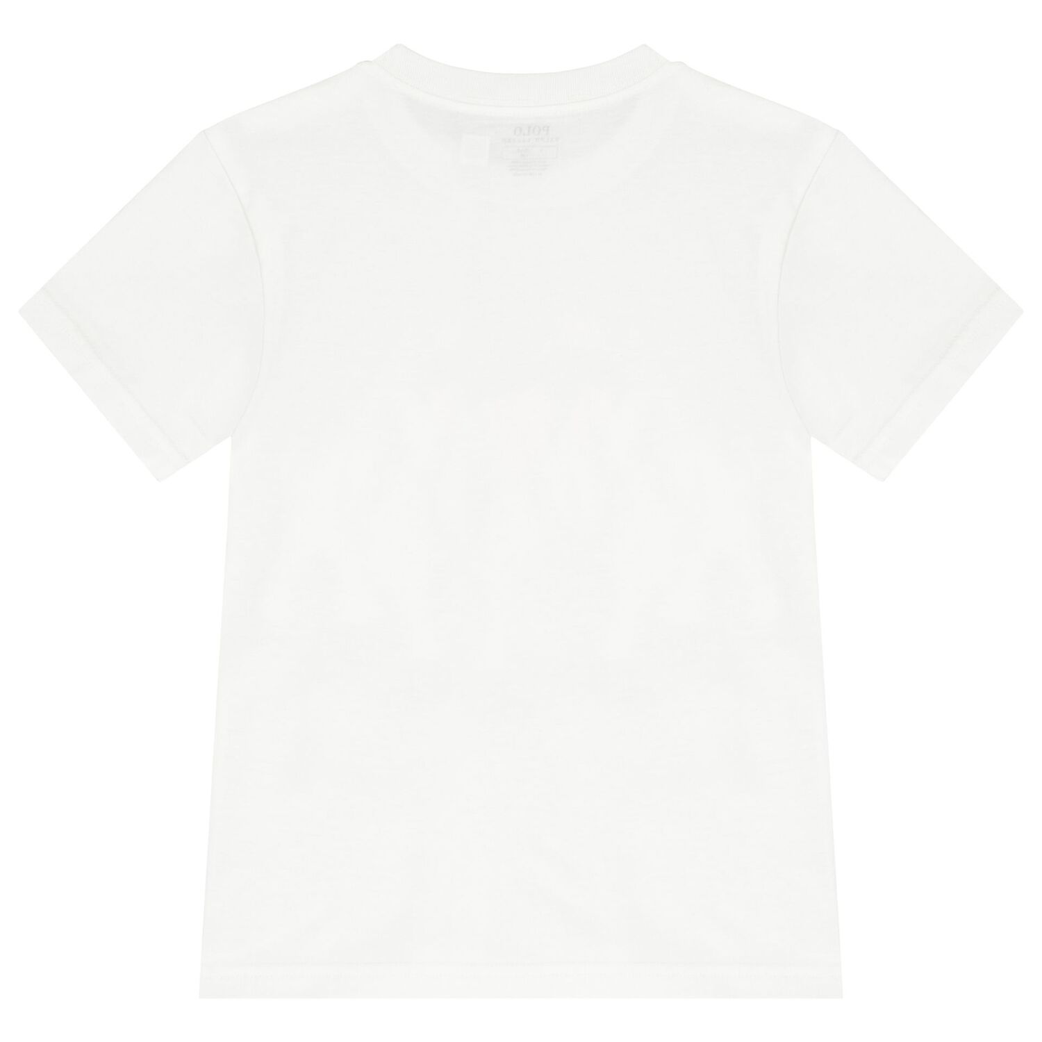 Boys White Polo Bear T-Shirt, 2, hi-res