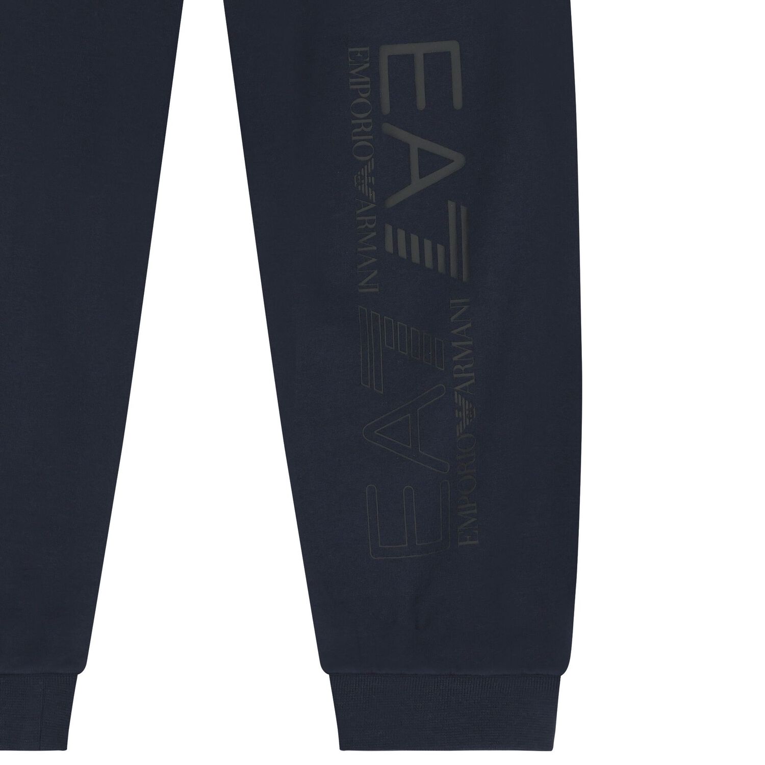 Boys Navy Blue Logo Joggers, 2, hi-res