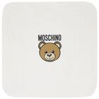 Ivory Teddy Bear Logo Baby Blanket, 1, hi-res